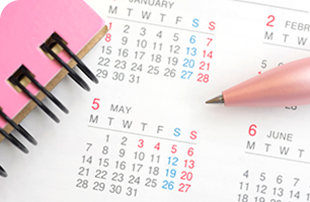 スケジュールは基本的に「固定」